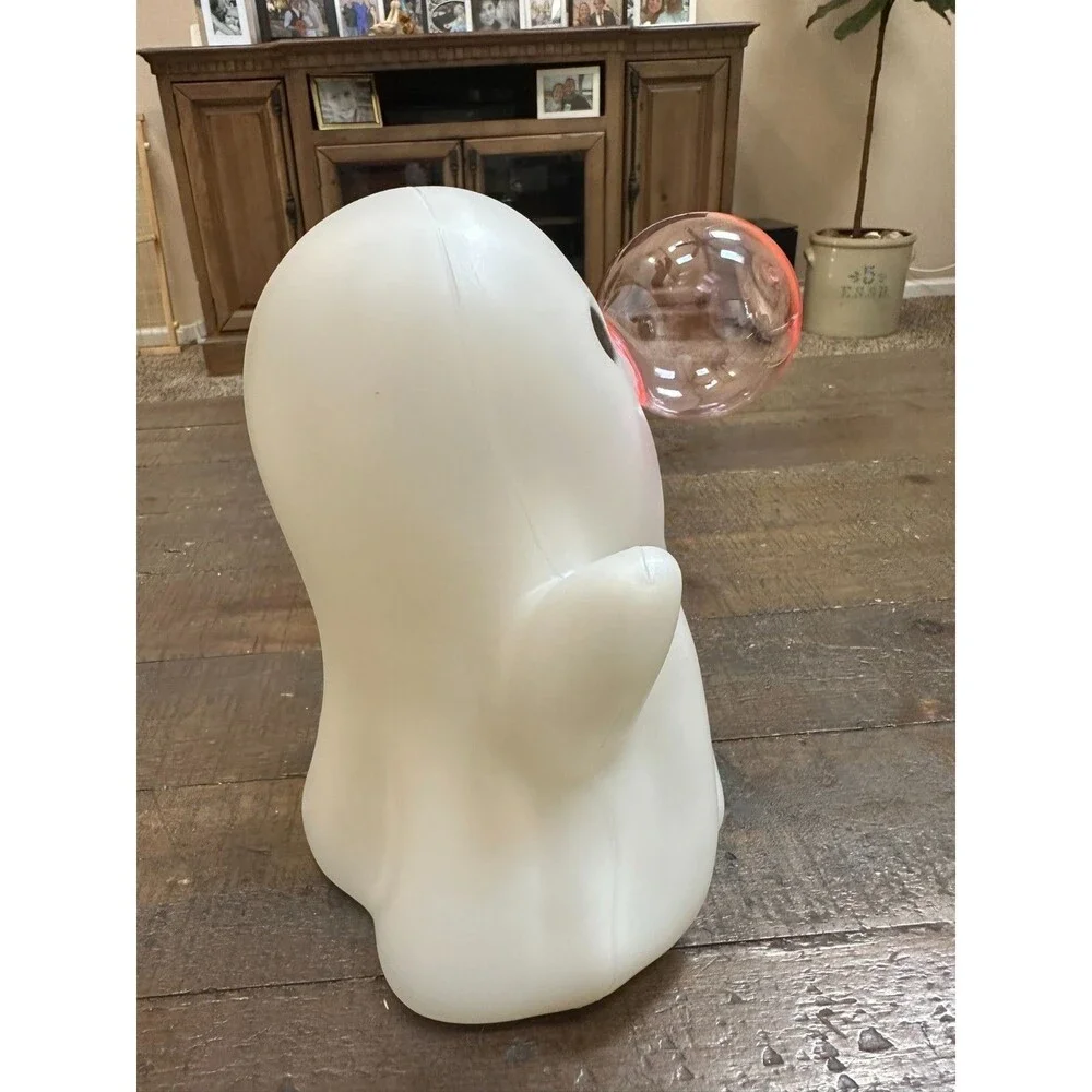 Viral DG Bubble Ghost Halloween Decor Pink Bubblegum Eyes Open 8
